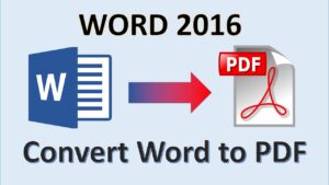 Convert a Document to PDF