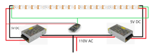 How are LEDs Connected to Power Supply